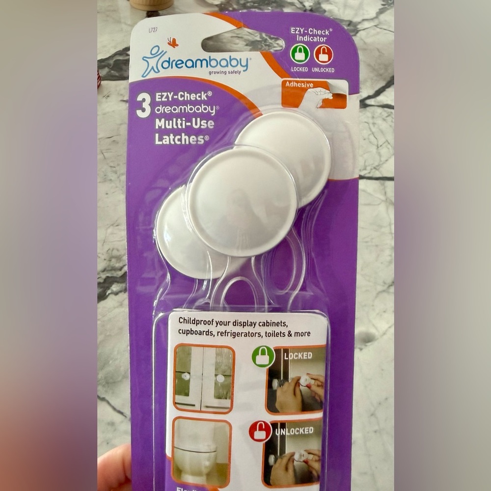 Ezy-Check Dreambaby Multi-Use Latch, 3 Pack